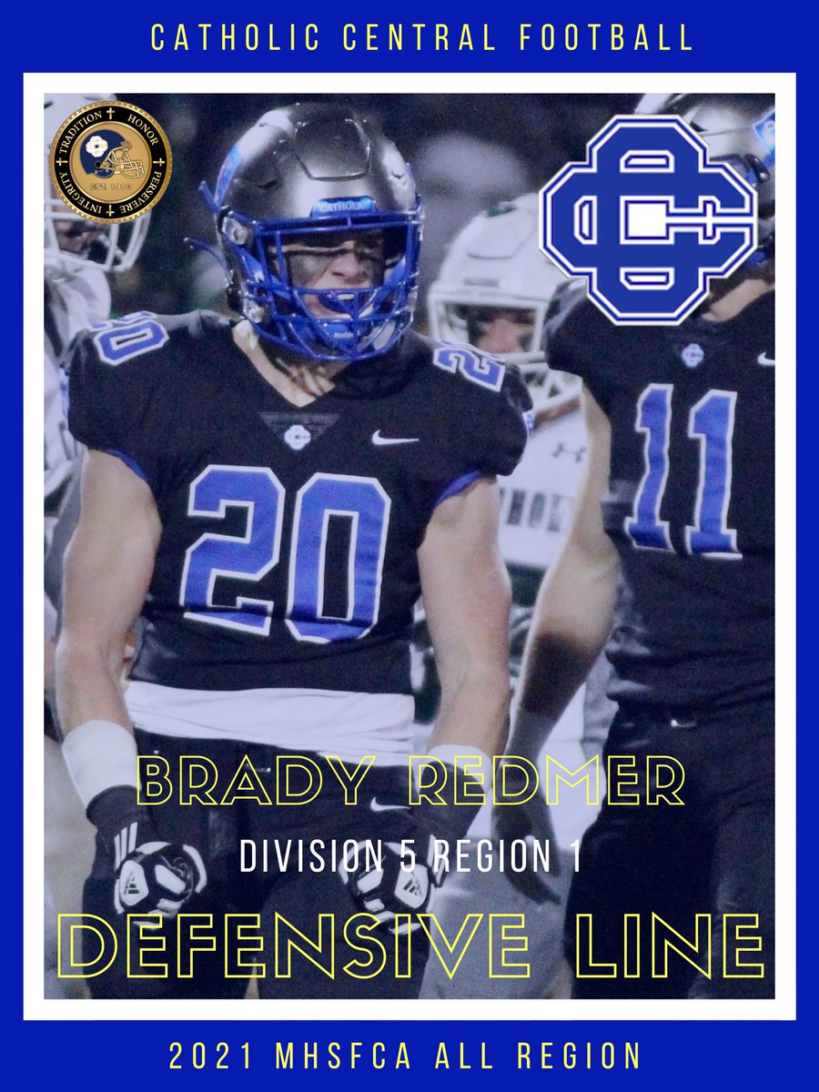 GRCC_CougarsFB's tweet photo. (1/2) 🚨🚨 Division 5 All Region Team Honors (Region 1) 🚨🚨

Congratulations Jack Cook (LB), @JKlafeta  (LB), @johnpassinault  (DB), @BradyRedmer (DL) to the All-Region team! https://t.co/M9dy9Rdq0x