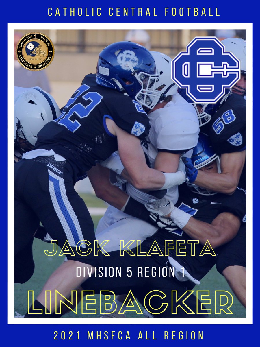 GRCC_CougarsFB's tweet photo. (1/2) 🚨🚨 Division 5 All Region Team Honors (Region 1) 🚨🚨

Congratulations Jack Cook (LB), @JKlafeta  (LB), @johnpassinault  (DB), @BradyRedmer (DL) to the All-Region team! https://t.co/M9dy9Rdq0x