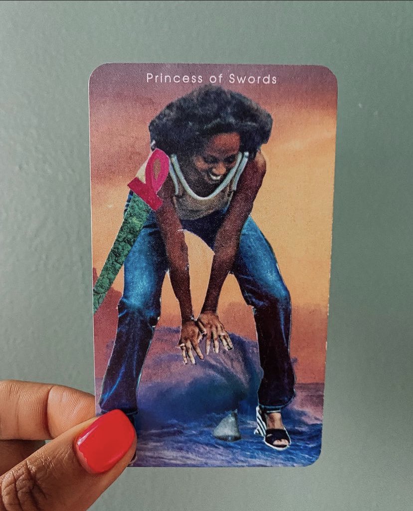 TatiannaTarot's tweet photo. Today’s Meditation 

#tatiannatarot
#princessofswords
#tarotmeditation https://t.co/PJdr22UJke