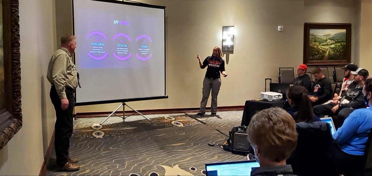 BrandyLynch's tweet photo. So much learning, sharing, & connecting happened at the 2021 @MOSHAPE1 convention!! Thankful for opportunities to present sessions w/ @strohmeyer2 and @UCMPhysEd student Sam Stucker! #LevelUp2021 #physed #edtech #tacticalapproach https://t.co/AzVdInpOpO