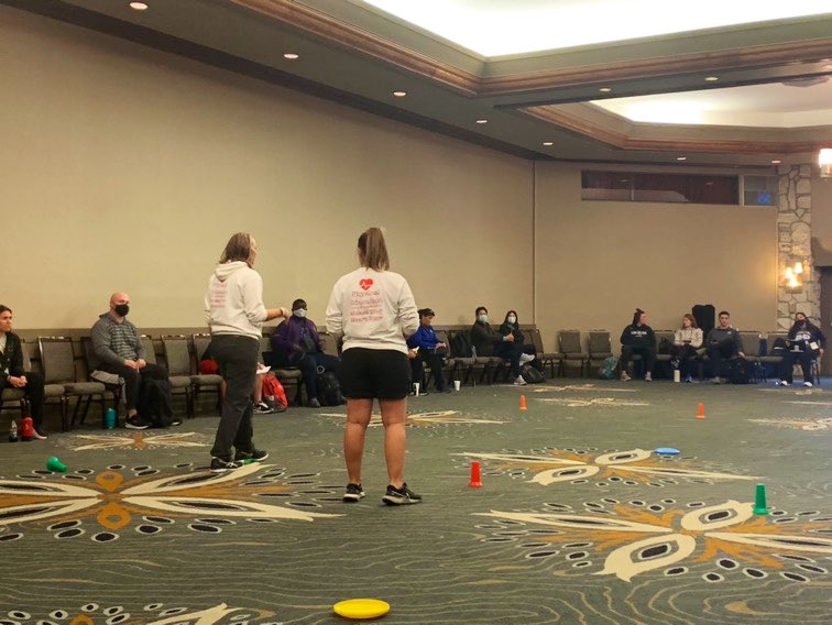 BrandyLynch's tweet photo. So much learning, sharing, & connecting happened at the 2021 @MOSHAPE1 convention!! Thankful for opportunities to present sessions w/ @strohmeyer2 and @UCMPhysEd student Sam Stucker! #LevelUp2021 #physed #edtech #tacticalapproach https://t.co/AzVdInpOpO