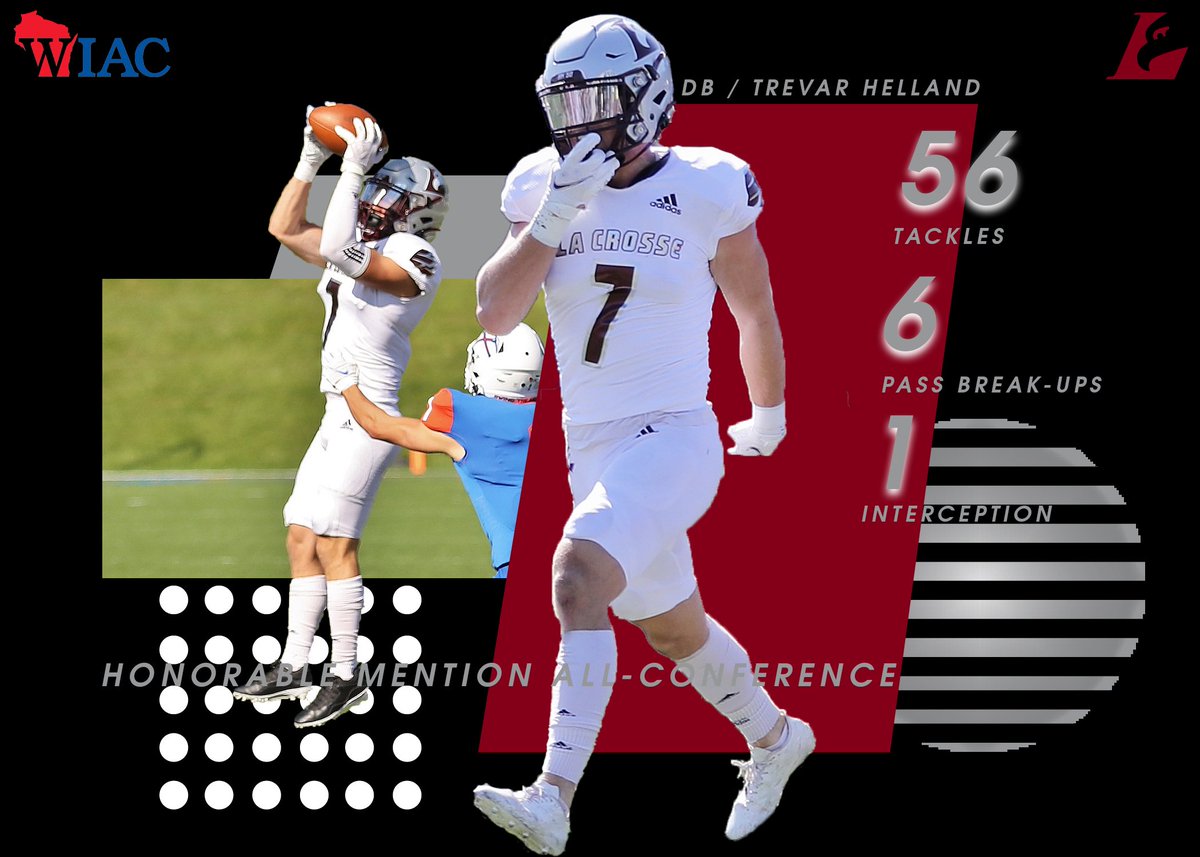 UWLEagleFB's tweet photo. @TWHx7 Honorable Mention, Defensive Back https://t.co/uJV5egikXe