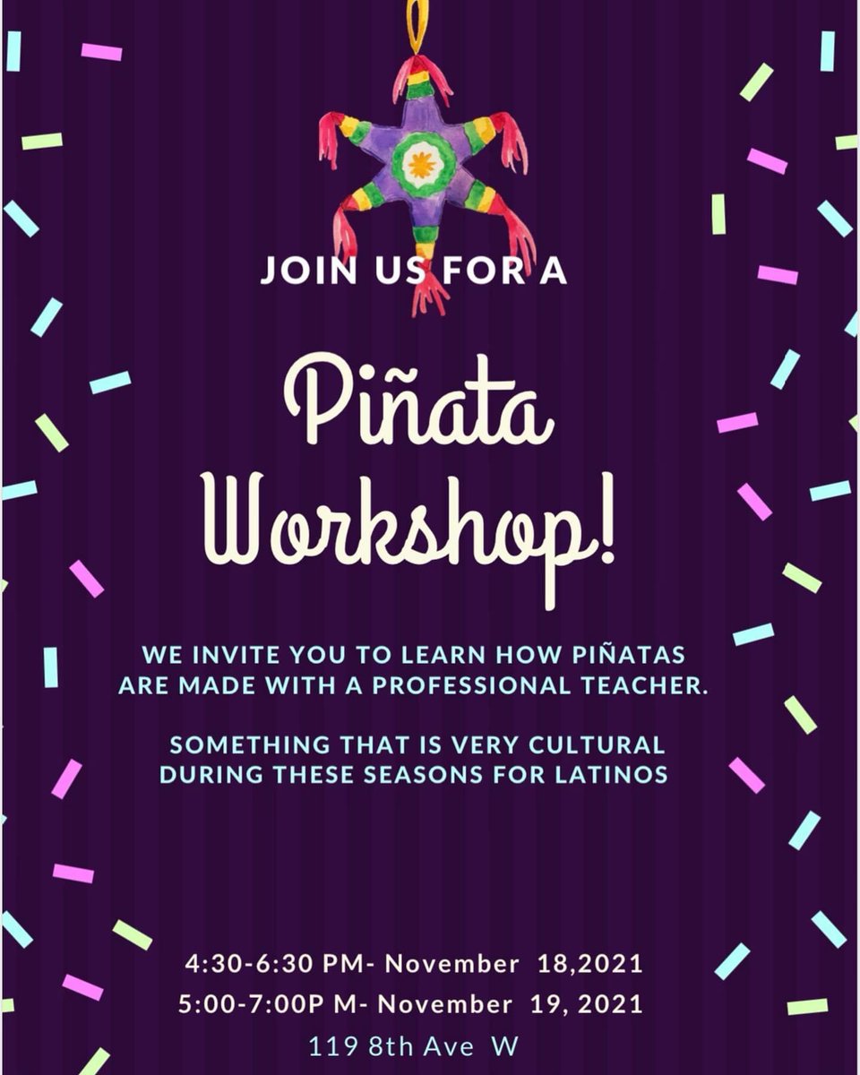 Come join us for a 🪅 piñata workshop!!! #bipoclivesmatter #hispaniclivesmatter