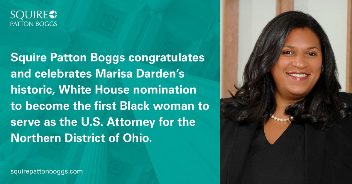 SPB_Global's tweet photo. Congratulations are  in order 🎉 

#TeamSPB principal Marisa Darden has been nominated as the first African American woman to serve as the U.S. Attorney for the Northern District of Ohio! https://t.co/oRd8roshtO