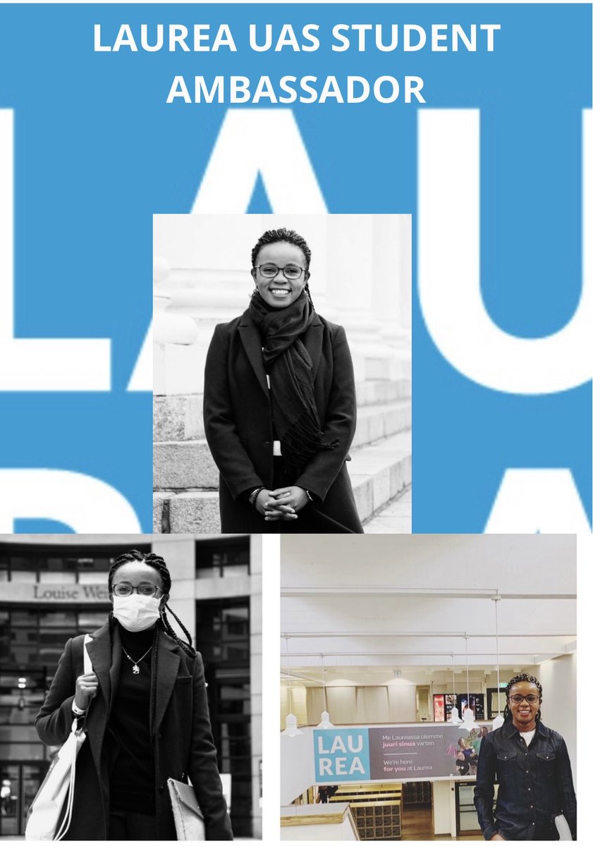 AchatGallute's tweet photo. Hi! I’m one of Laurea’s 2021-2022 student ambassadors.  I’m majoring in Hospitality Management and Service Design. I can’t wait to tell you more about this degree program and all the amazing projects we have done &amp; still doing! ⁦@laureauas⁩ https://t.co/wHRh34qos6