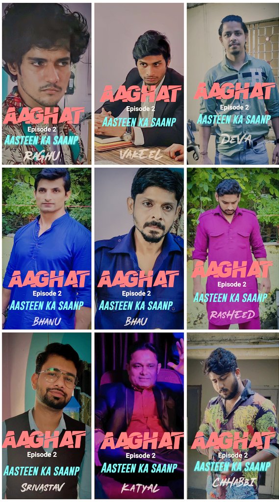 RahulanandFilms's tweet photo. Aaghat...
Episode 2...
AASTEEN KA SAANP...
Coming Soon...
.
#RahulanandFilms #RahulRohilla #webseries #artists #Delhi #Mumbai 
@netflix @PrimeVideo @ghaywan @akshaykumar @ajaydevgn @DrishyamFilms @ArvindGaur @AsmitaTheatre @neerajpofficial @VishalBhardwaj https://t.co/RHnu0rPLgL