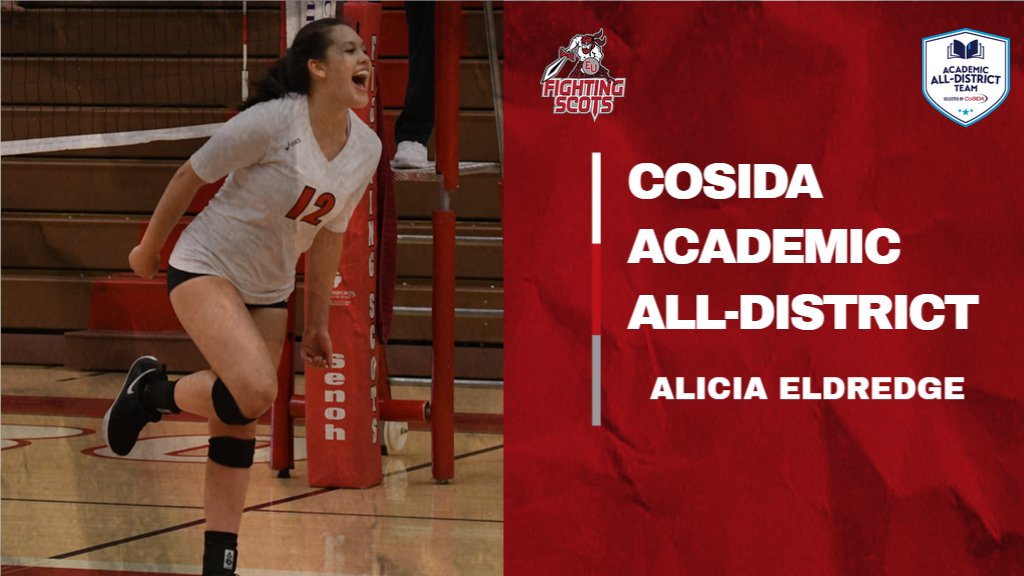 Congrats to Alicia Eldredge on her selection to the <a href="/CoSIDAnews/">College Sports Communicators</a> Academic All-District Team!

Read More: bit.ly/3nuKbmW
