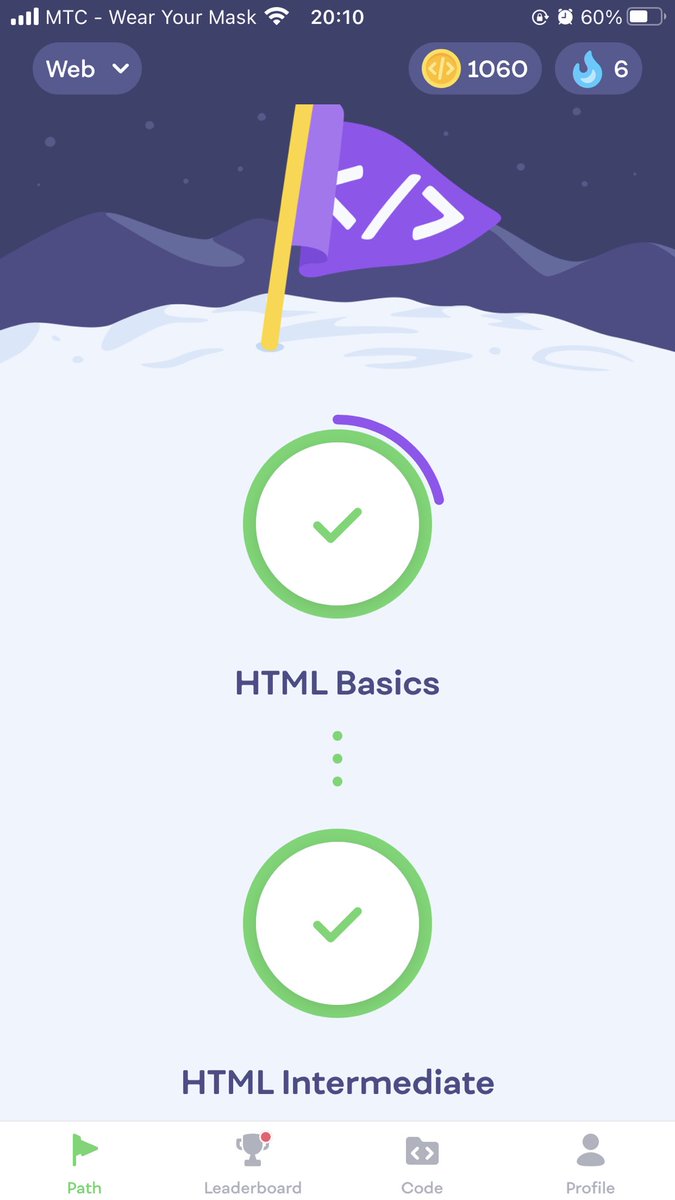 OKIN_17's tweet photo. I might not have done as much work as I wanted to get done today, but I sure went ahead &amp; increased my knowledge base with @getmimo 🤓

#CodingJourney #TPOK #SOAT #JustGettingStarted #ForSelf #Namibia #SQL #Python #HTML https://t.co/aAnddPlyQf