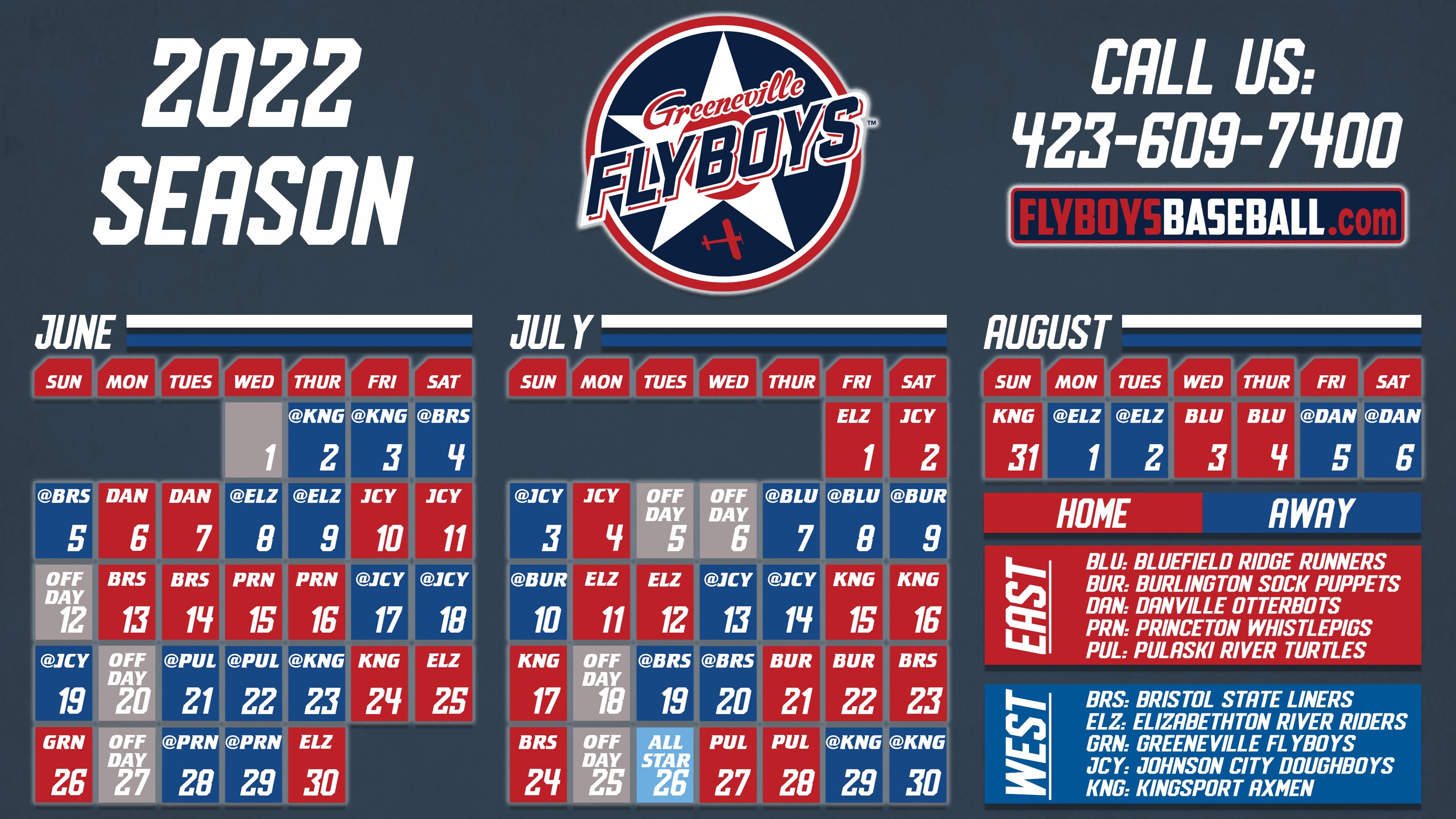 Nats 2022 Schedule Greeneville Flyboys On Twitter: "Exciting Day, Flyboys Fans! The 2022  Schedule Is Officially Released! It Will Be Available On The Website  Shortly. Can't Wait To See You All In 2022 As We