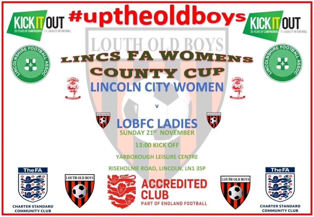 Louth_FC's tweet photo. Good luck to our Senior Ladies this Sunday as they take on @Lincoln_Women in the @LincolnshireFA Womens County Cup. 🍀💪🍀💪

#uptheoldboys #CommunityClub #louth #grassroots #LOBFamily #kickitout #lobgirls #lobladies #wereallgrassroots #lobseniors 🔴⚫🔴⚫🔴⚫🔴⚫🔴⚫🔴⚫ https://t.co/SoJJwHs1pi