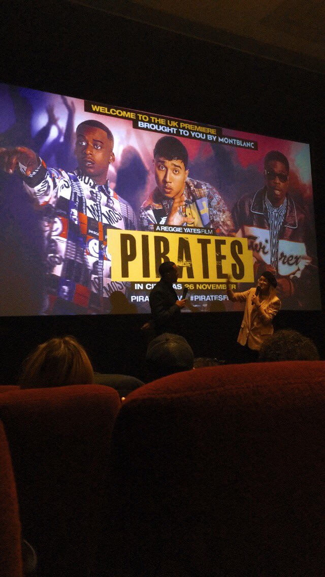 At the premiere of <a href="/REGYATES/">REGYATES</a>’s #PiratesFilm at <a href="/RitzyCinema/">Ritzy Picturehouse</a> 🏴‍☠️
That film is too jokes man had such a sickk time 🙌🏾