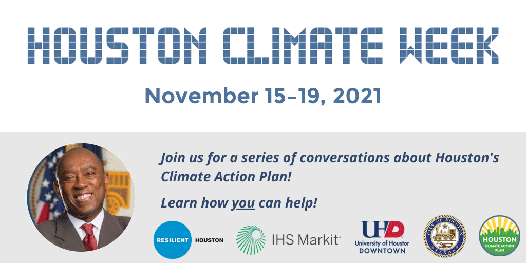 GreenHoustonTx's tweet photo. ‼️DAY 4 of #HoustonClimateWeek will begin at 1PM CT TODAY!‼️

🕐1PM - Never Again: Pathways to a Green and Resilient Texas Grid

🕕6PM - Taking Back the Streets: Designing Cities for People, Not Cars

Register HERE ➡️https://t.co/chnSINOkMm https://t.co/m3fmKv1mrK