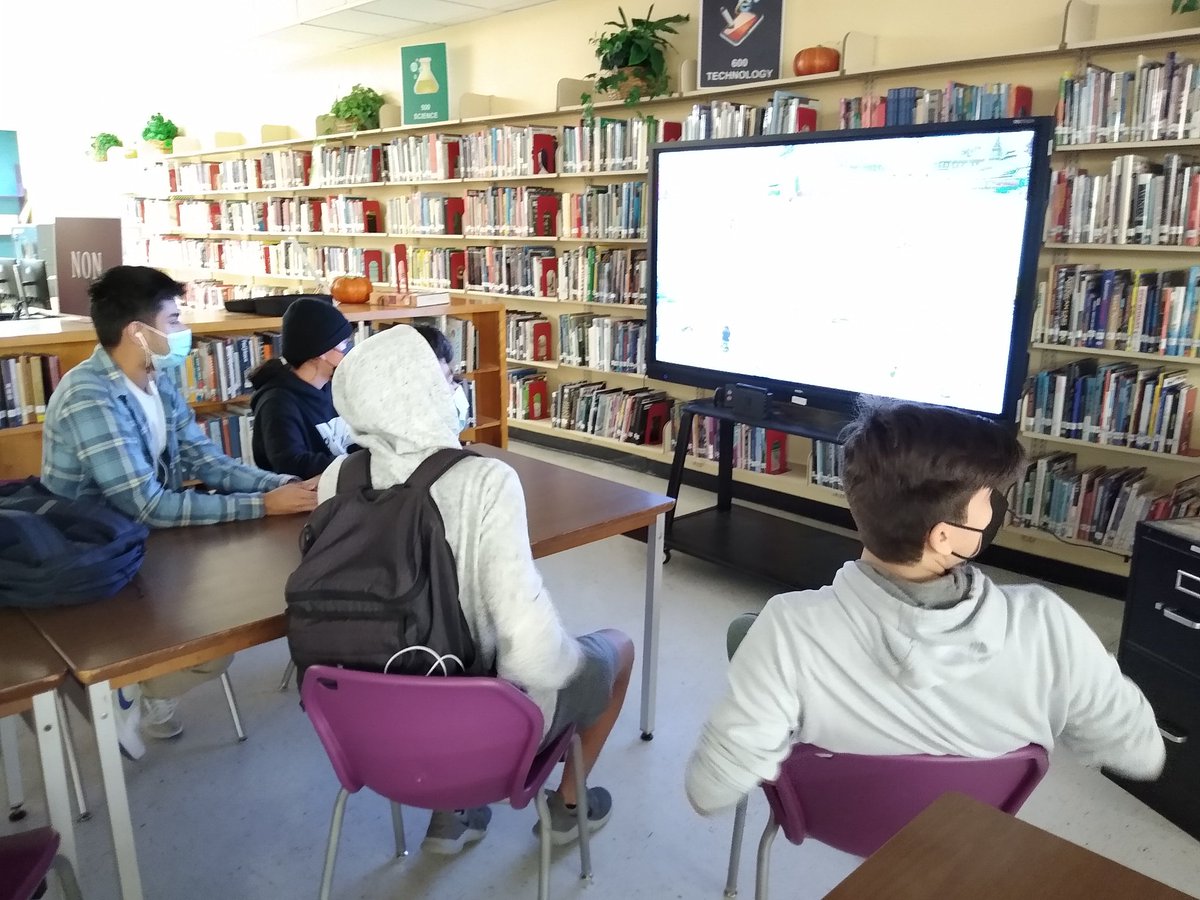 McHiLibrary's tweet photo. Celebrating National Game Week at the McHi Library today!!!! We are thankful for games!!!! https://t.co/EtAw7WZlOL