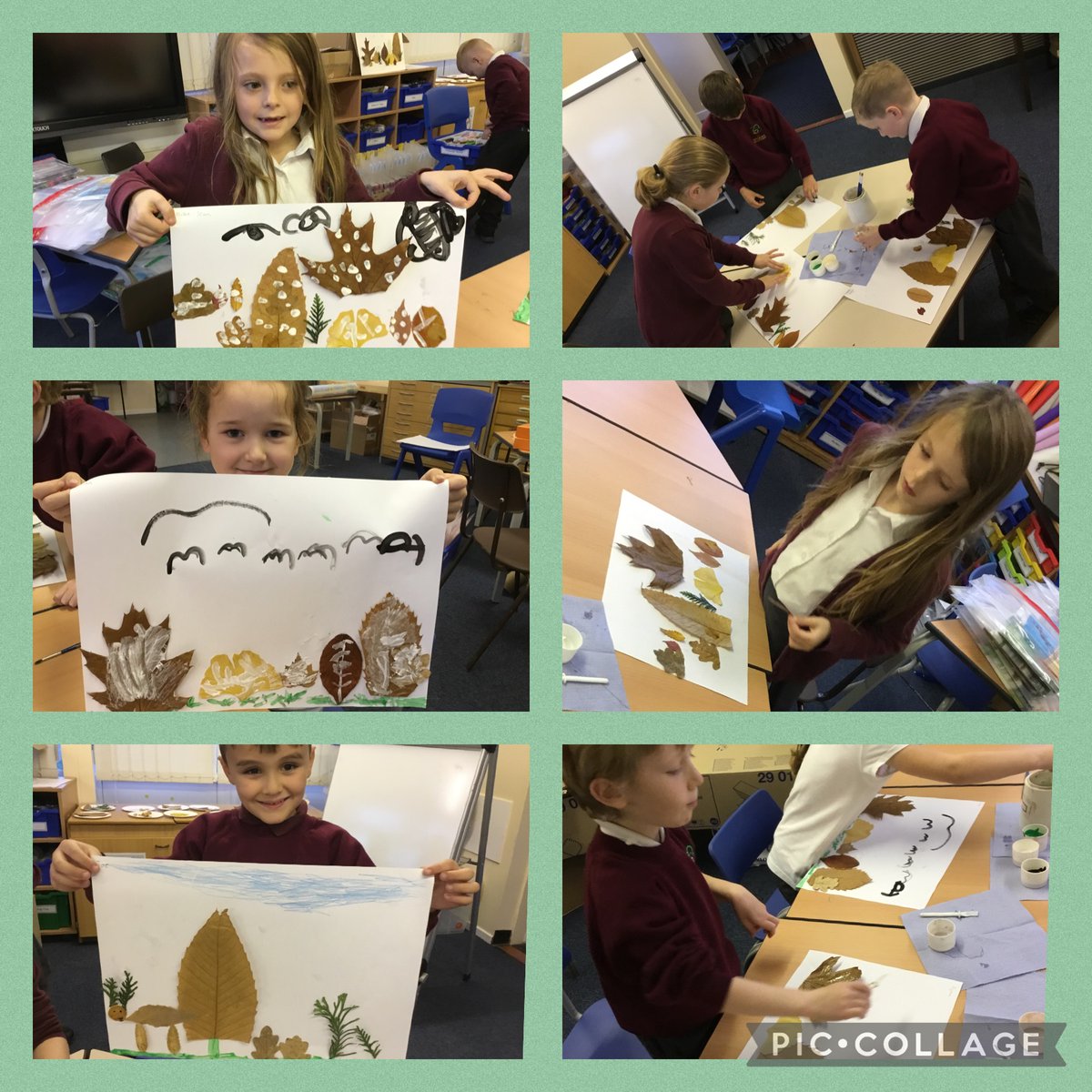 Absolutely amazing work created during this week’s Art Club! The children have used  a  mixture of autumn leaves, paint and crayons to create their wonderful landscapes! Mixed media magic! 🍂🍁🌿🍃🌱
Mrs  Fleet 
#artclub #mixedmediaart  #lovecreating #autumncrafts