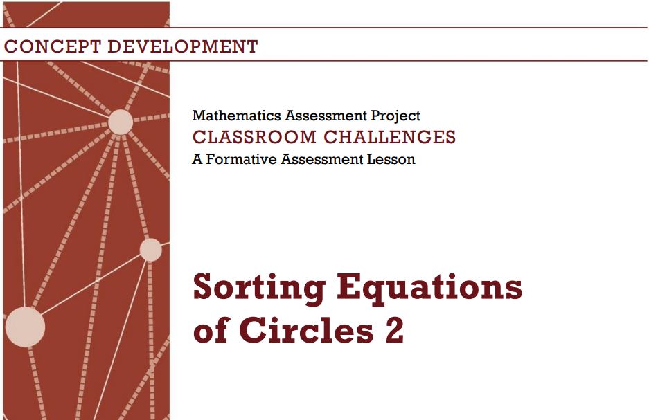 MagnoliaAlgebra's tweet photo. College Algebra students completed a formative assessment lesson on equations of circles from the Mathematics Assessment Project. Poster winners will be announced tomorrow. 

https://t.co/KWBDuR2tKn
"Sorting Equations of Circles 2"

#formativeassessment
#cooperativelearning https://t.co/BNf79SFCZf