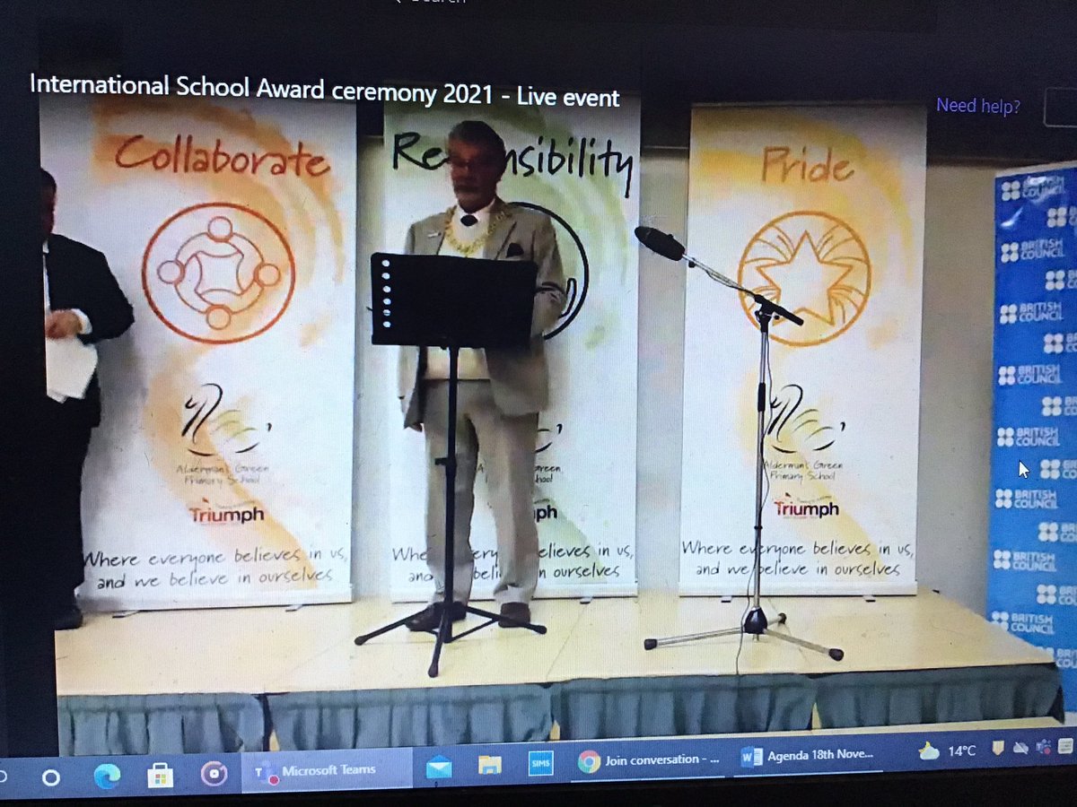 crontonceschool's tweet photo. We are so proud to have received our International School Award at the remote service today. It shows the commitment of all our staff and school community to continue to develop and create global citizens. #ISA2021 @crontonceschool @LDSTEducation #Livingasone https://t.co/E4HoXbXDKP