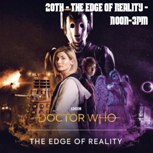 PandaGrenade's tweet photo. Saturday is the start of my #DoctorWho  week to celebrate the 58th anniversary. Day 1, playing The Edge of Reality from @Maze_Theory. Giveaway of a @bigfinish audio book. Find me at @PandaGrenade87 on #Twitch. #TwitchAffilate #autistic #DoctorWhoFlux #smallstreamer https://t.co/LeDku1K5bV