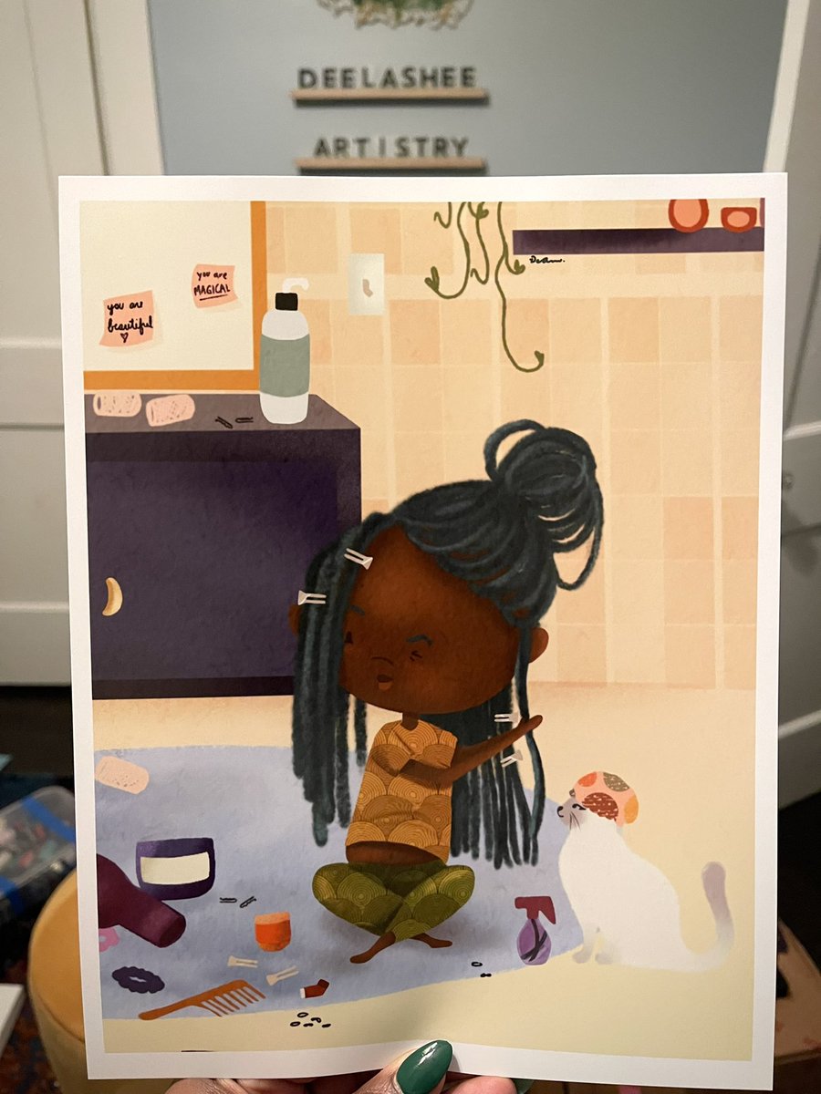 DeeLaSheeArt's tweet photo. “Loc Love” also printed out beautifully https://t.co/oRWu3RDah2