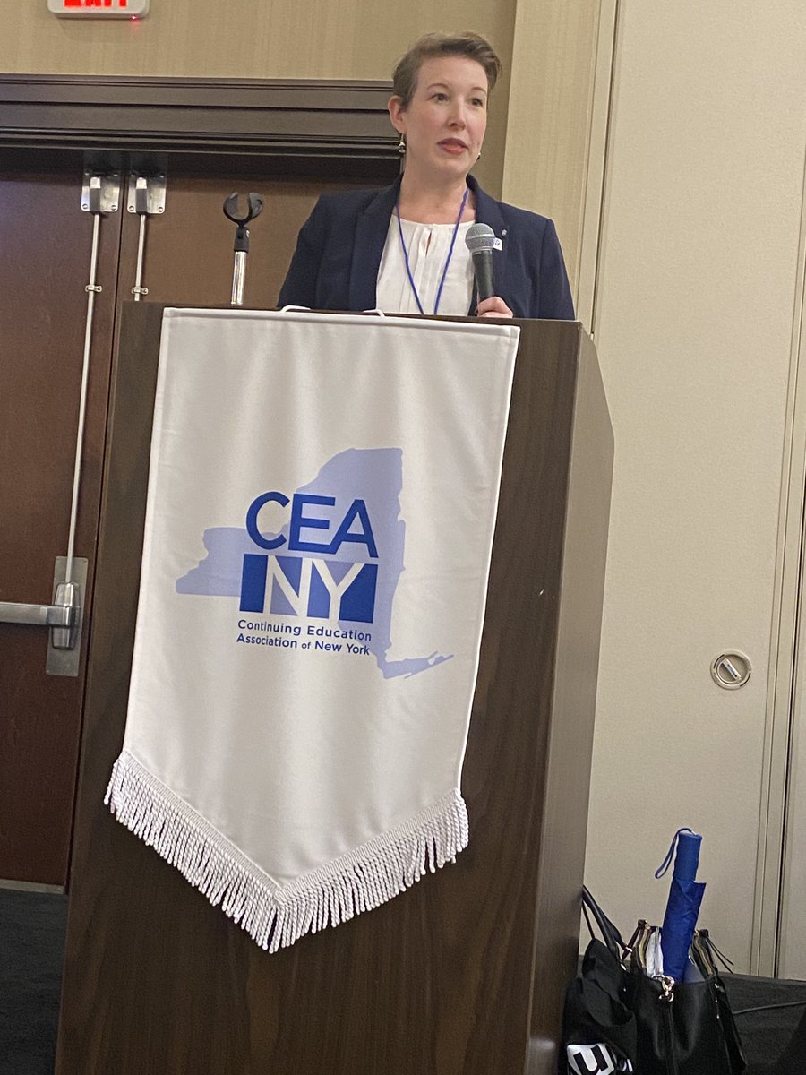LisaRaposo1's tweet photo. Thank you Jane MacKillop for your leadership of CEANY - we’ll done.   Caelynn Prylo takes the gavel #ceany21 https://t.co/EkEIUO6qyB