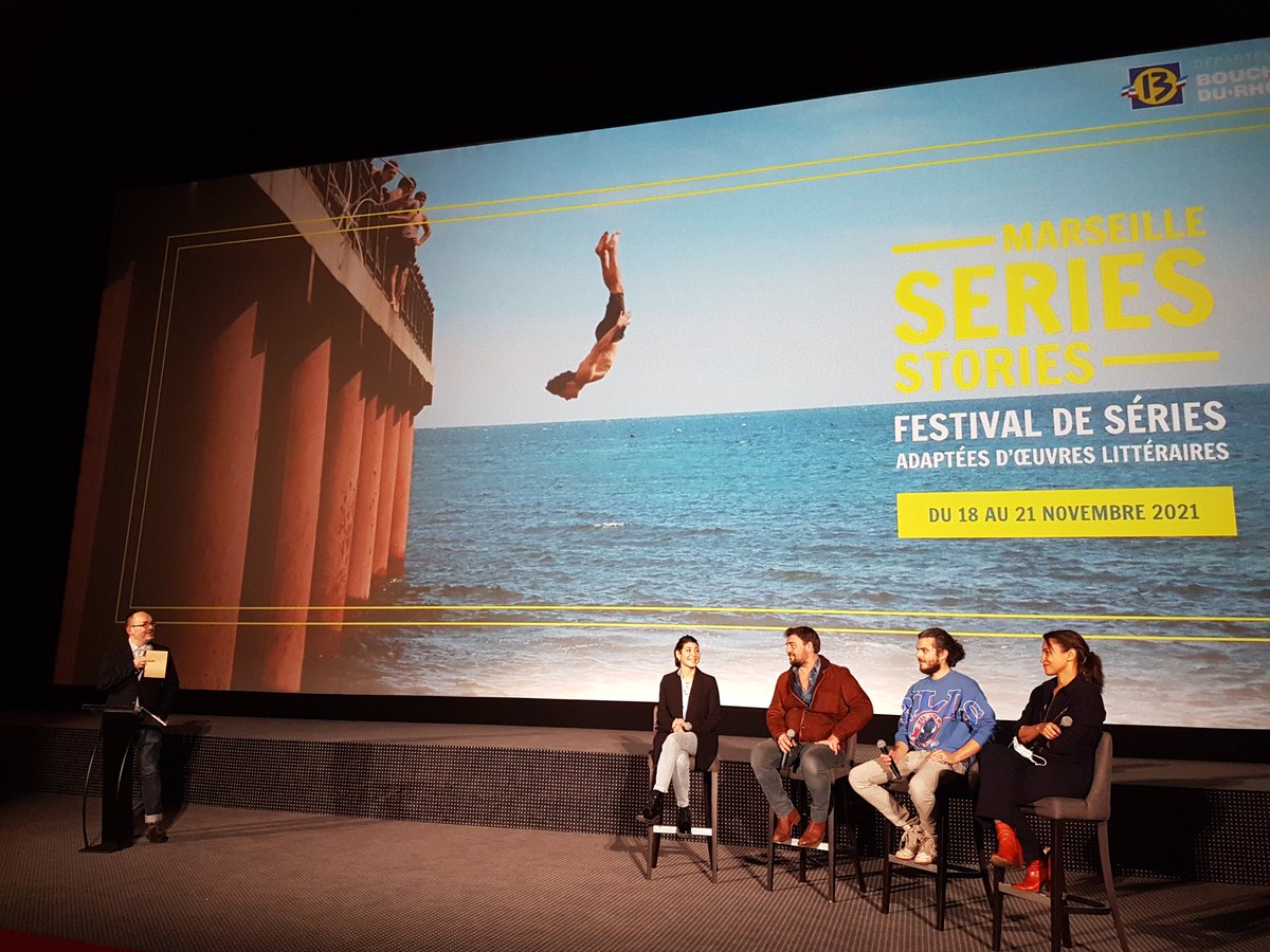 aliettedev's tweet photo. Les adaptations d'oeuvres littéraires en séries sont à la fête. Merci à @Festival_MSS, Xavier Leherpeur et Joris Charpentier. https://t.co/hHxV2nZOcJ