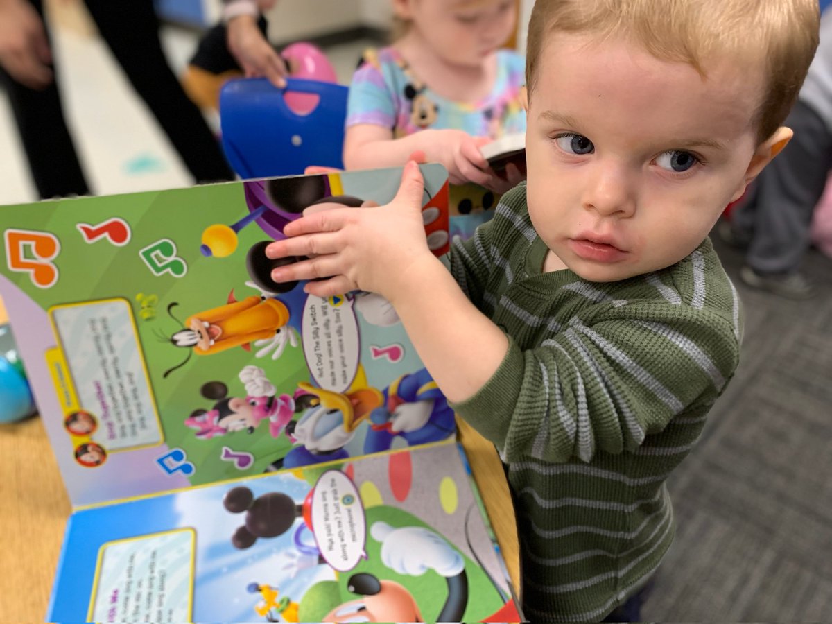 Our toddler class had so much fun at their Mickey Celebration today!