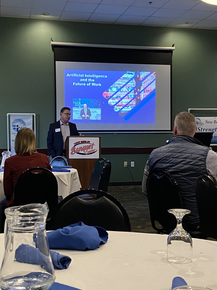 Kellie Sanders (@drkelliesanders) on Twitter photo Enjoying a great lunch and learn experience <a href="/NewBerlinChamb/">New Berlin Chamber</a> with <a href="/SDNBSchools/">SDNB Schools</a>!! Learning about AI and the Future of Work! Enjoying a great lunch and learn experience <a href="/NewBerlinChamb/">New Berlin Chamber</a> with <a href="/SDNBSchools/">SDNB Schools</a>!! Learning about AI and the Future of Work!
