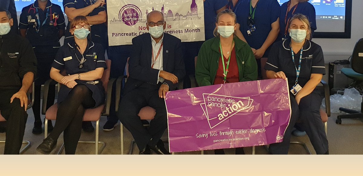 <a href="/CnsHpb/">HPB.CNS@mft</a>  and <a href="/HpbUnit/">HPB.Unit@mft</a> are proud to support #WorldPancreaticCancerDay.<a href="/TeamGIMS_MRI/">Team GIMS</a> <a href="/MFT_MRI/">Manchester Royal Infirmary</a>