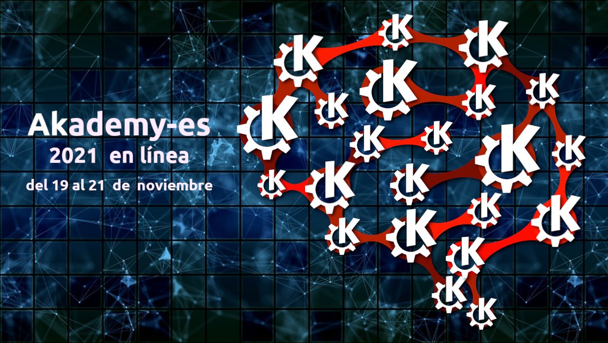 Mañana empieza #akademyes 2021 en línea... A las 18:30 Taller Producción de podcast KDE Express con Software Libre con David Marzal kde-espana.org/akademy-es-202…