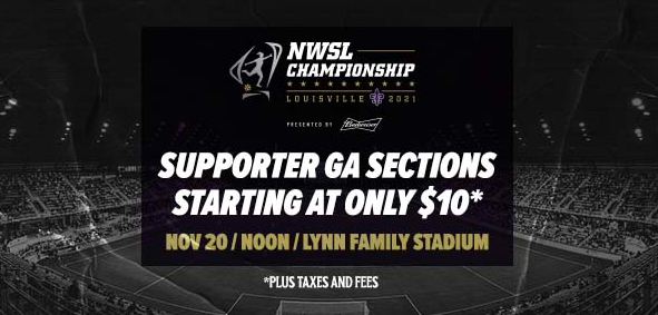 Baptist Health Louisville (@bhlouisville) on Twitter photo Have you heard? Louisville will be hosting the <a href="/NWSL/">National Women’s Soccer League</a> 2021 Championship at #LynnFamilyStadium. We are proud to partner with <a href="/RacingLouFC/">Racing Louisville FC</a> as the sole provider of medical support and athletic training services.
To purchase tickets, visit:
bit.ly/3Coxn5S Have you heard? Louisville will be hosting the <a href="/NWSL/">National Women’s Soccer League</a> 2021 Championship at #LynnFamilyStadium. We are proud to partner with <a href="/RacingLouFC/">Racing Louisville FC</a> as the sole provider of medical support and athletic training services.
To purchase tickets, visit:
bit.ly/3Coxn5S