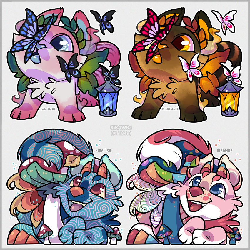 KiRAWRart's tweet photo. Do you believe in magic? These kits do!
Platinum offspring made for @Aywas
๐
#art #drawing #digitalart #artist #kirawra #aywas #virtualpet #cat #kitty #animalart #magic #butterfly #chibiart #colorful #fairy #fantasyart #mushroom https://t.co/IuotVGvxZo