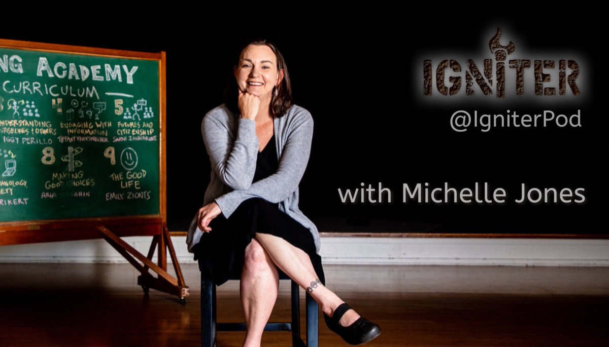 This week’s special guest is <a href="/WayfindingAcad/">Wayfinding College</a> founder, Michelle Jones, chatting about her efforts to revolutionize higher education, tiny house living, and more! anchor.fm/igniterpod/epi…