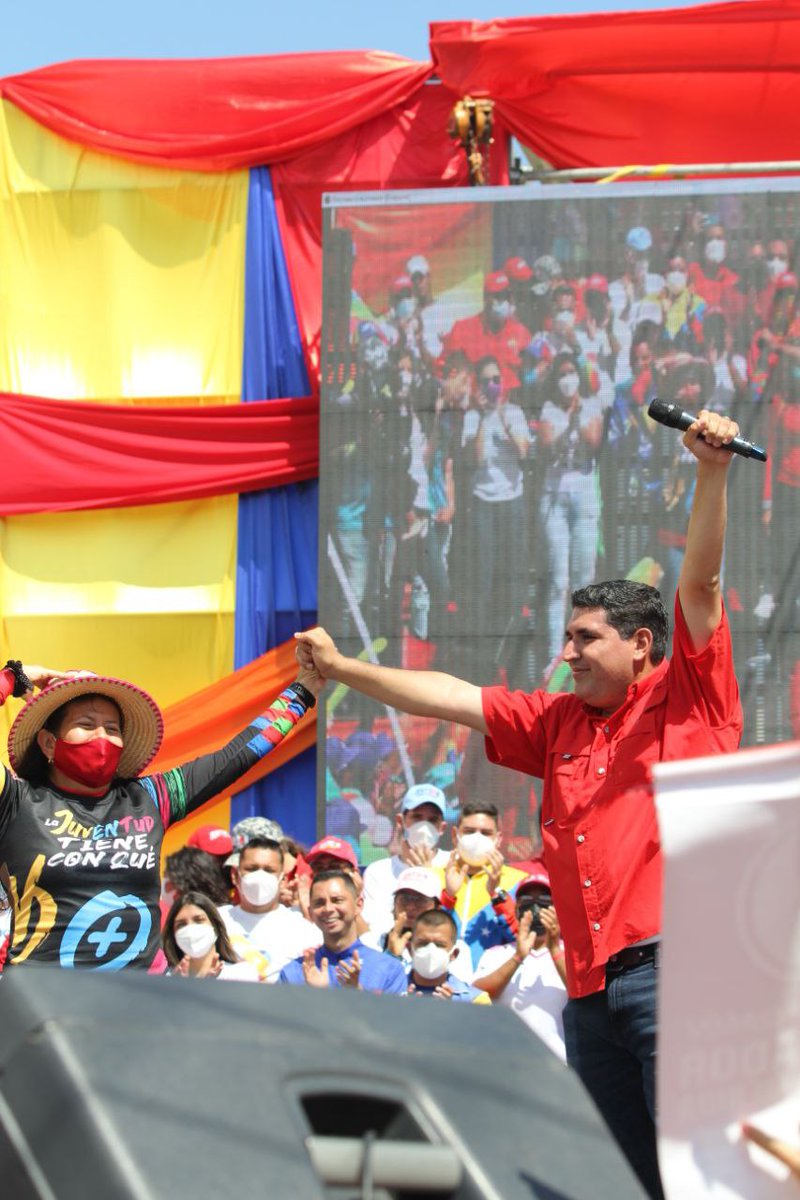 JEHYSONGUZMAN's tweet photo. ¿Vieron ese cierre de campaña?

Todavía tengo en el cuerpo la emoción de nuestro encuentro. 

¡Gracias por tanto amor Mérida! 
¡Este Domingo es el siguiente desafío! 
 
#VenezuelaTieneConQue 
#MeridaTieneConQue https://t.co/IeNWF9F6Ve