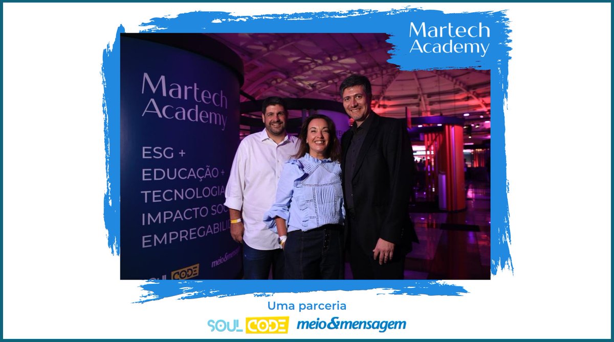 SoulCodeAcademy's tweet photo. A #SoulCodeAcademy se uniu ao @meioemensagem, para oferecer um curso exclusivo em Martech.
Chegou o Martech Academy!
Saiba mais acessando https://t.co/jMfZHYTa9a, continue nos acompanhando e não perca os próximos detalhes.
#MeioeMensagem #MartechAcademy #TNTEnergyDrink https://t.co/cvmJViZgOF