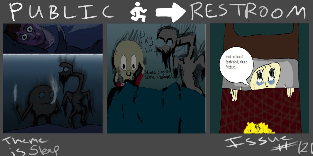 PublicRRComic's tweet photo. Sleep paralysis demons are the worst influence #webcomic Issue #121 https://t.co/XoEXdK6UWl