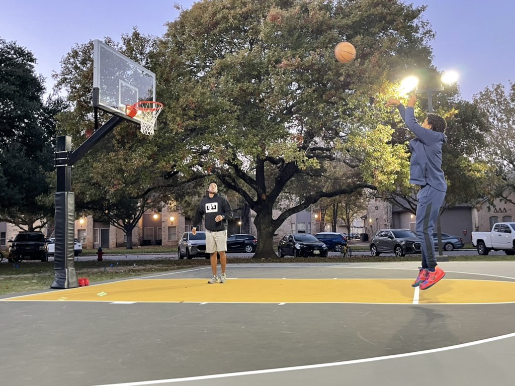 Constantly trying to get better. Left my game today knowing I have some work to do, so that’s what Imma do. #WorkHardPlayHard #AllAsOne #TeamFatherhoodTraining
