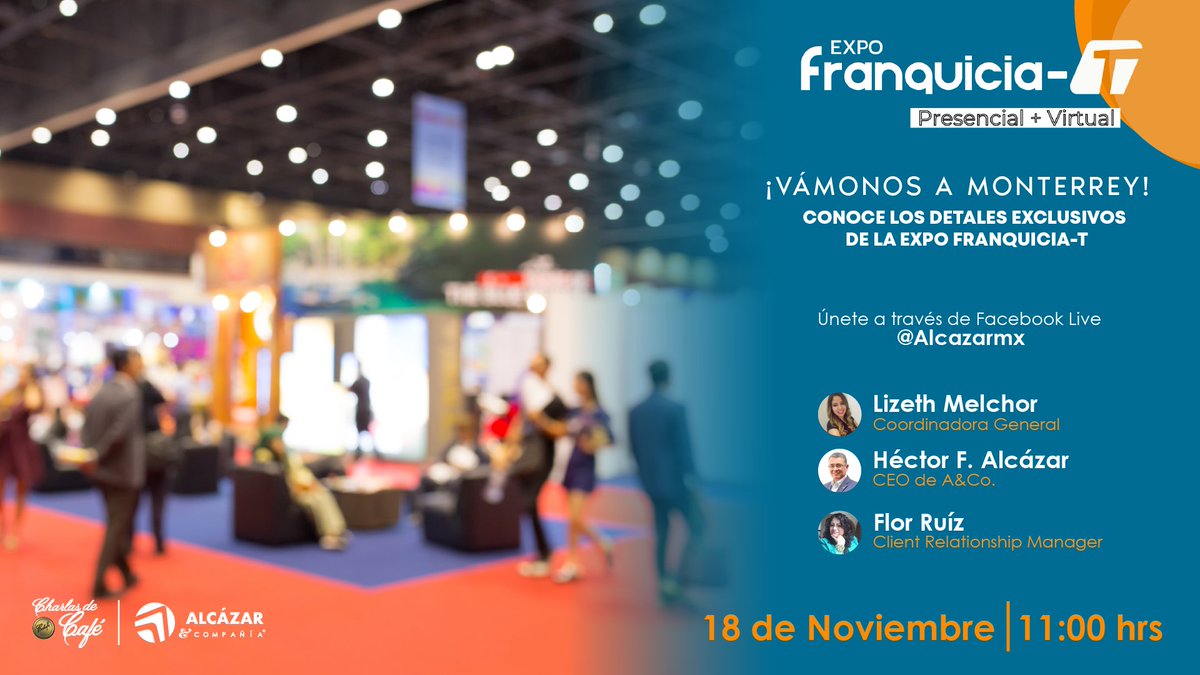 Alcazarmx's tweet photo. El costo normal de registro es de $200, si te registras hoy mismo con el código "CHARLA21" será completamente gratis.
#franquiciat #monterrey #registros #CodigoPromocional
https://t.co/0SjguaRUgk https://t.co/pLxYZAnq2A