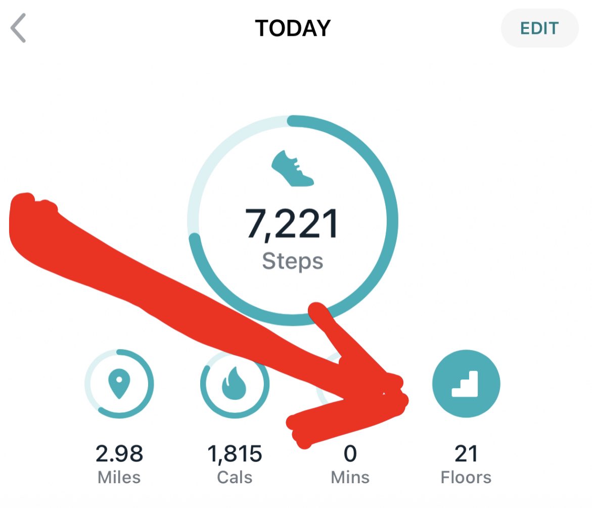 ms_hornn's tweet photo. You know you work at Roosevelt when your Fitbit looks like this at the end of the day. Pretty sure all 21 flights of stairs were in the last 45 minutes too @WBSDHuskies  #backinthepack #huskypack https://t.co/BIqJUiac4Y