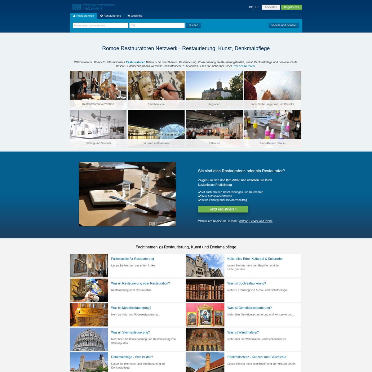 conservatorsnet's tweet image. Romoe #Conservators Network:
We were founded in 2001. Our directory provides a valuable resource for organizations, universities, and institutes to connect, share information, and find qualified academic and craft #restorers for special projects.
romoe.com #artwork