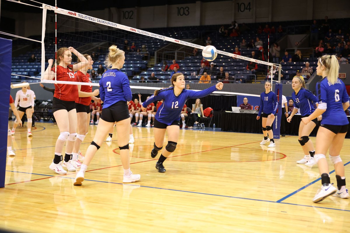 sportsCDT's tweet photo. The fairy tale postseason run continued for the Inland Lakes Bulldogs, who edged Mt. Pleasant Sacred Heart in a five-set Division 4 semifinal thriller on Thursday. The Bulldogs will meet defending champ Battle Creek St. Philip for the title on Saturday. https://t.co/BRacEljc8I https://t.co/tx8bplY3pR