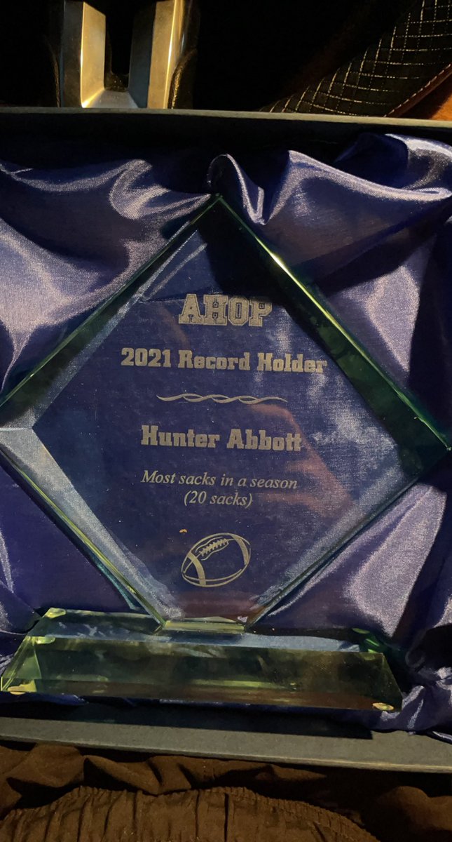 20 sacks in only 7 1/2 games! <a href="/AcademyAhop/">AHOP CHRISTIAN ACADEMY Football</a>  <a href="/AhopRecruiting/">AHOP</a>