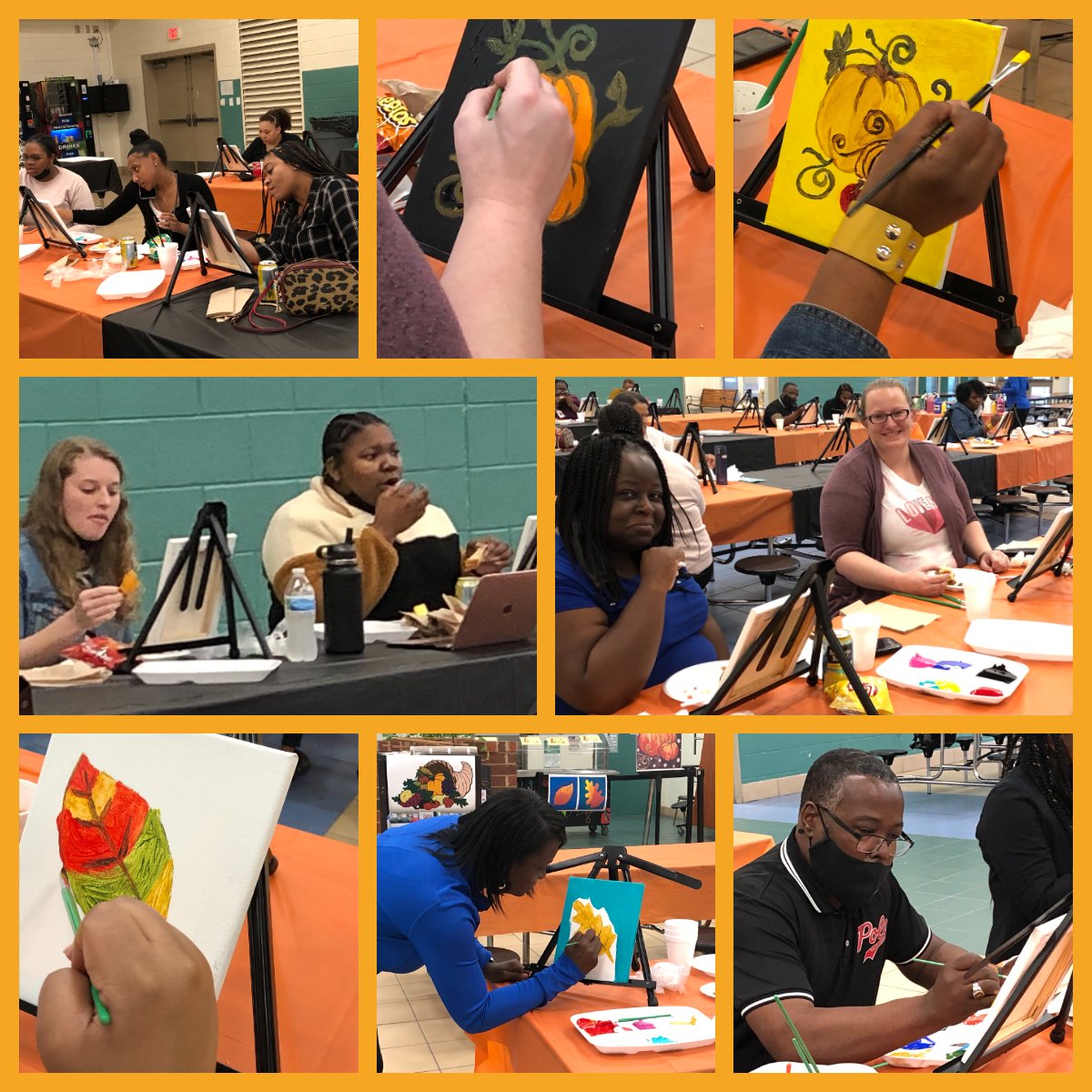 LMS_Boyd's tweet photo. In these challenging times, I am so thankful to work with people who come together to create a space where joy can reside.  Thank you to the LMS Joy Squad for hosting our first Dine and Design. #PowerInUs #JoyResidesHere @LongleafMiddle @ZooBotLMS @RichlandTwo @Sabrina_suber https://t.co/67gEqdRDTp