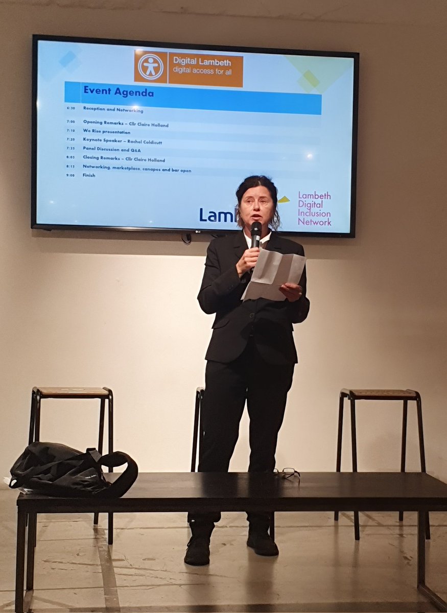 lambeth_council's tweet photo. The last year has shown it's essential to open up #DigitalAccessForAll so no one is excluded from opportunity because they can't get online

Tonight we're hosting a special event with charities, volunteers and businesses to share ideas, build partnerships and commit to action! https://t.co/cWChLN0xMS