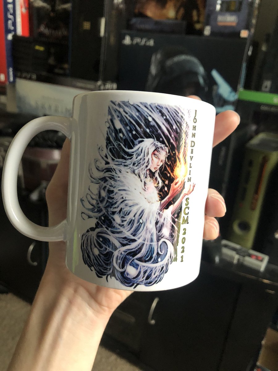 RecnepsLegs's tweet photo. Mugs for the 2021 Speedsouls Charity Marathon came in &amp; @JohnDevlinArt killed it!

It was an absolute honor running in this years event! https://t.co/CFmLWFhyn4