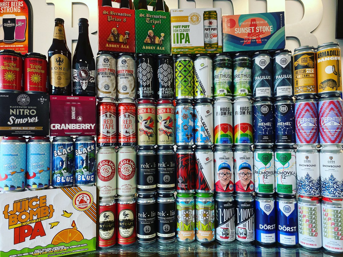 thepackienh's tweet photo. #lawsons #southerntier #sloop #komes #rockingham #downeast #whitebirch #stbernardus #exhibitabrewing #jacksabby #zerogravity #berkshire #bunker #reklis #sixpoint #foundation #bbco #athletic #resilience #henniker #upperpass #schilling #eartheagle #definitive #coos #oxbow https://t.co/7vyByUWGGY