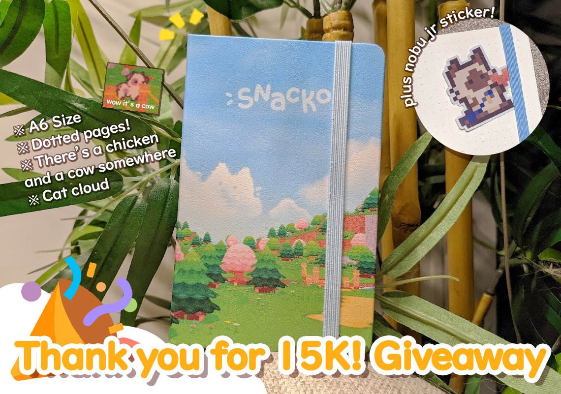snackodev's tweet photo. Thank you for 15k follows✨
It's been an ameowzing journey since we started our Twitter account in 2018

We're thankful for the support you've given us, so we're giving back 💝
📌 Retweet this tweet!
📌 Make sure you're following us
📌 Ends Nov 25 https://t.co/2PBG9ZeKqb