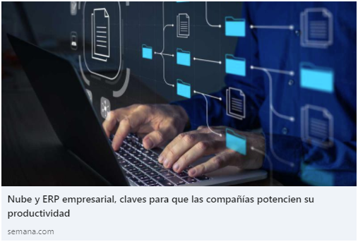 Novasoft_Col's tweet photo. #NovasoftEnMedios | Nube y ERP empresarial, claves para que las compañías potencien su productividad 

Lea el artículo completo aquí:  https://t.co/VehTd2mTog https://t.co/SgojSKTrWw
