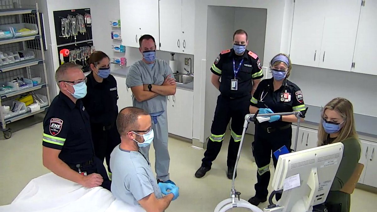 HealthNS's tweet photo. There are approximately 24 critical care paramedics in Nova Scotia. They can be found in two different practice settings: LifeFlight (@EHS_NS) and the emergency department at the QEII. The new Critical Care Paramedic Program is advancing the profession: https://t.co/DKglxzYrsR https://t.co/88pCAvATvY