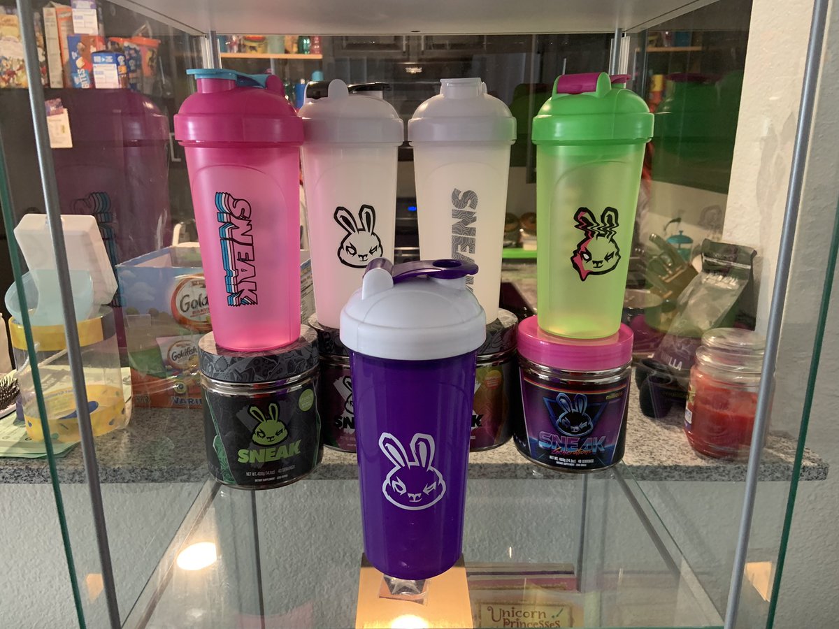 LFist13's tweet photo. Almost got them all need 2 more elite ones and the 2 glow in the dark ones. Metal one just ordered and on its way @AngrySpexican and @SneakEnergy when are we getting blizzard I need my fix. https://t.co/ogmbGml5Sh