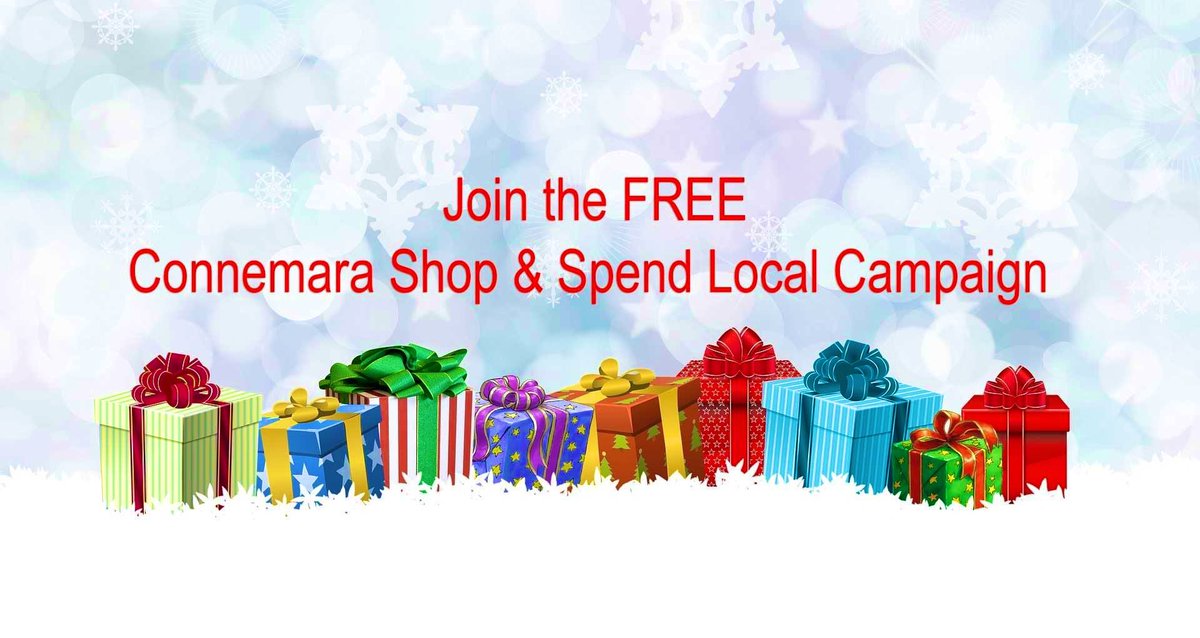 🎅❆ Calling all Connemara Businesses ❆🎅

Take 2 minutes to Join the FREE Connemara Shop &amp; Spend Christmas Campaign 2021 - Act Now

DETAILS >>> connemarachamber.ie/christmas-2021…