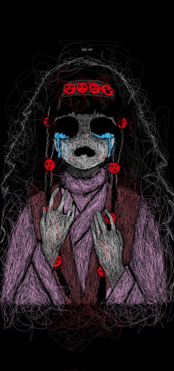 Nanika with Scribbling Art 🥀